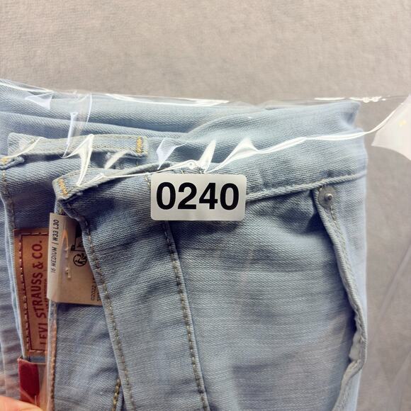 New Levis Classic Straight Jeans Women's 16 Medium Blue Denim Stretch Hypersoft - Picture 8 of 9